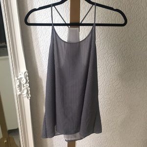 Flowy striped tank top